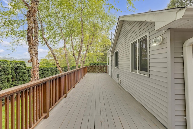 view of deck