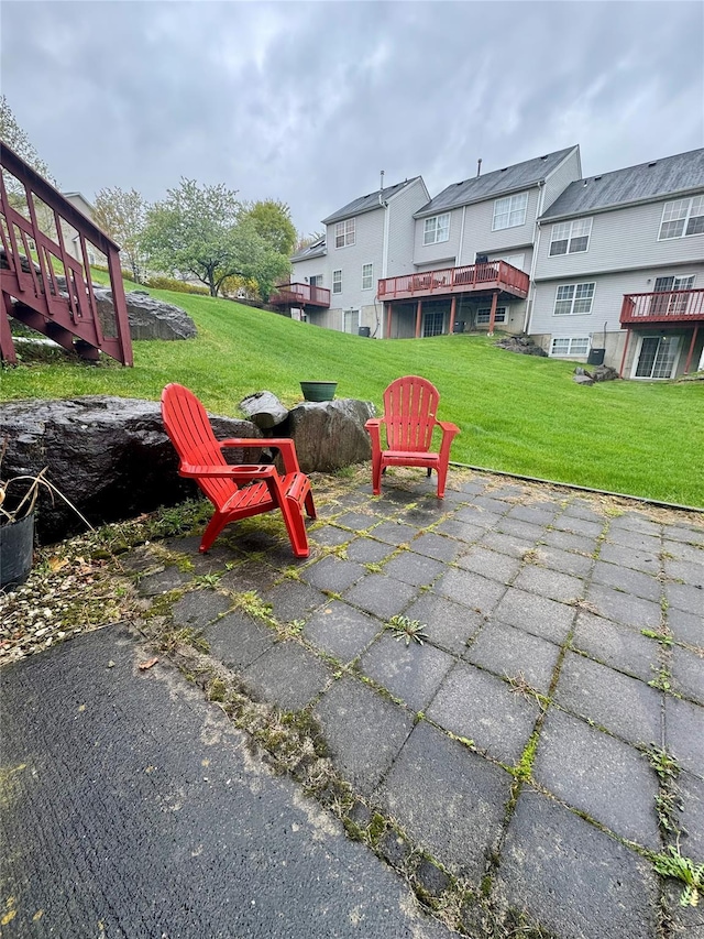 5 Fox Meadow Dr, Woodbury, NY 10930 - view of patio / terrace with a residential view