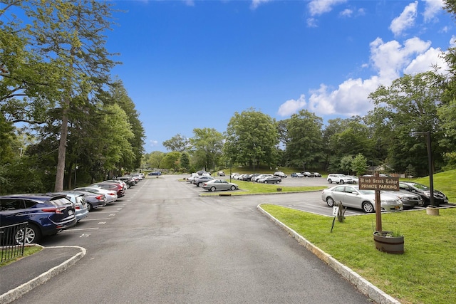 exterior space featuring curbs