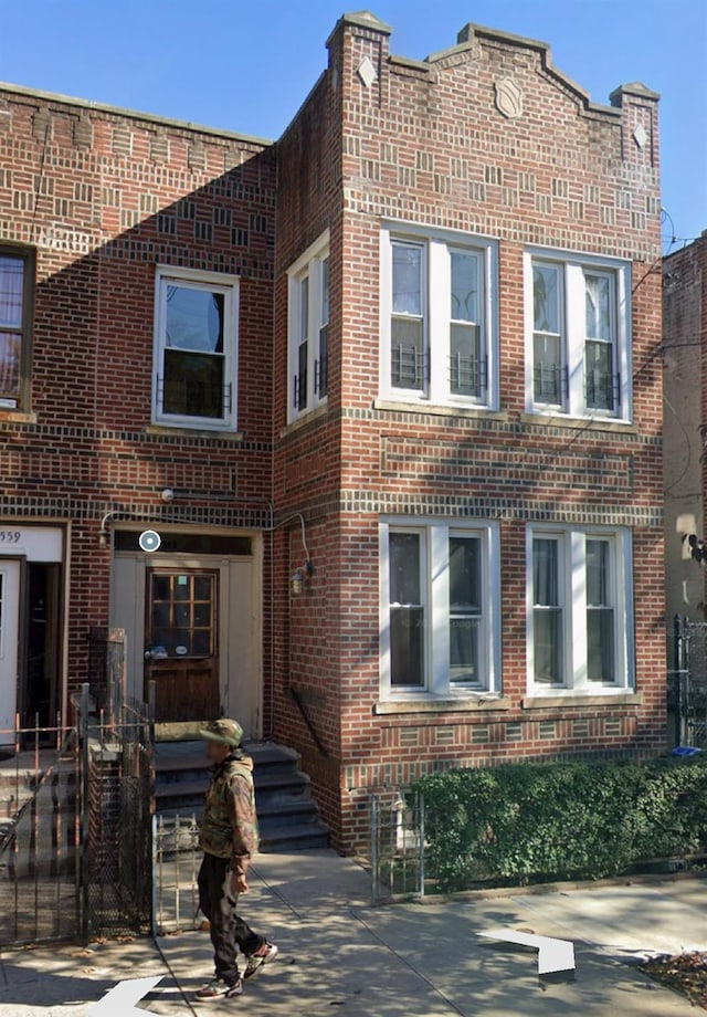 563 Williams Ave, Brooklyn, NY 11207 - view of front of home with brick siding