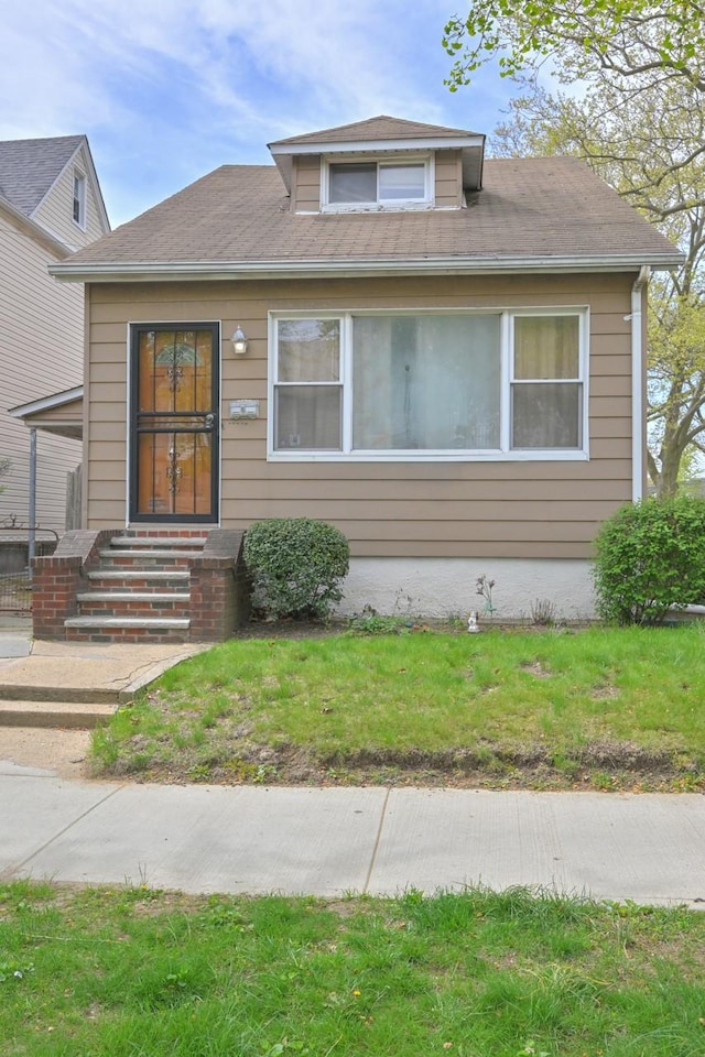 view of bungalow-style home