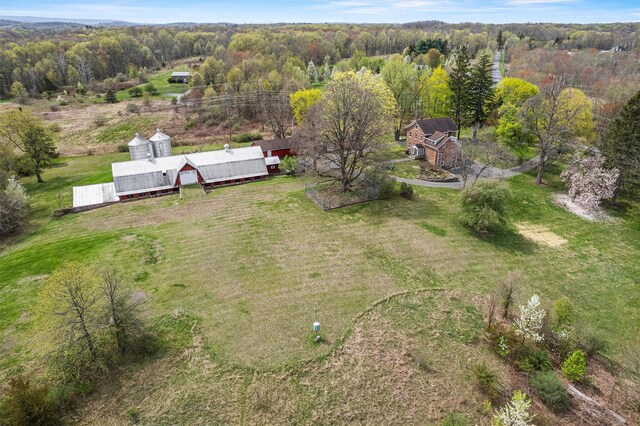 353 Berea Rd, Walden, NY 12586 - drone / aerial view featuring a view of trees