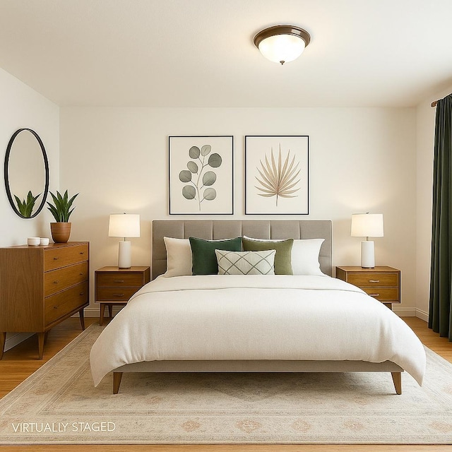 750 Riverside Dr Unit 2B, New York Manhattan, NY 10031 - bedroom featuring light wood finished floors and baseboards