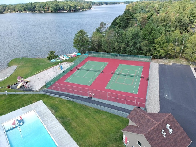 11 Lakeview Ct, Rock Hill, NY 12775 - birds eye view of property featuring a water view