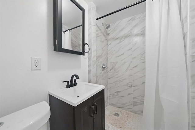 4465 Park Ave, Bronx, NY 10457 - bathroom with a shower stall, toilet, and vanity