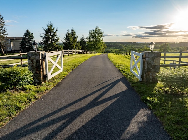 3585 Rte 82, Millbrook, NY 12545 - gate featuring a view of rural / pastoral area