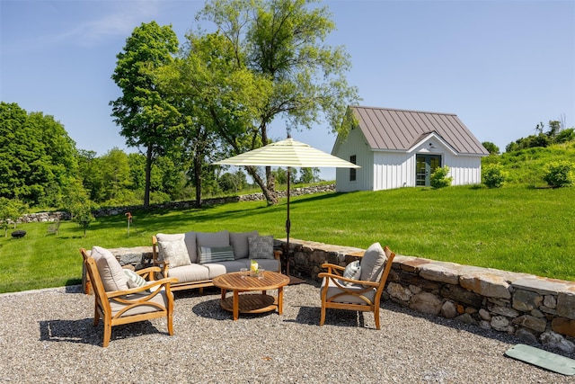 3585 Rte 82, Millbrook, NY 12545 - view of patio / terrace with an outdoor hangout area