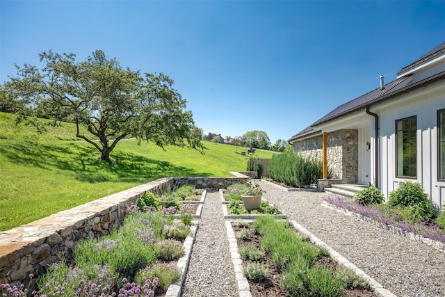 3585 Rte 82, Millbrook, NY 12545 - view of green lawn featuring a garden