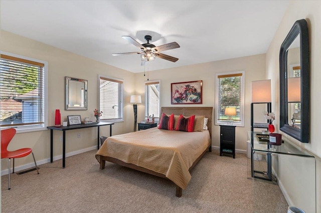 58 Big Island Rd, Warwick, NY 10990 - carpeted bedroom featuring baseboards and a ceiling fan
