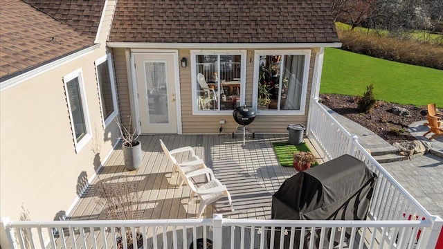 58 Big Island Rd, Warwick, NY 10990 - view of wooden terrace