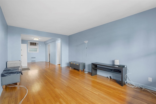 325 King St Unit 4D, Port Chester, NY 10573 - unfurnished living room with wood finished floors