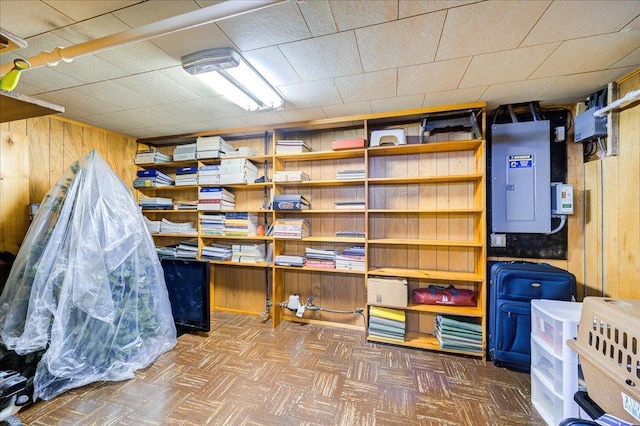 storage with electric panel