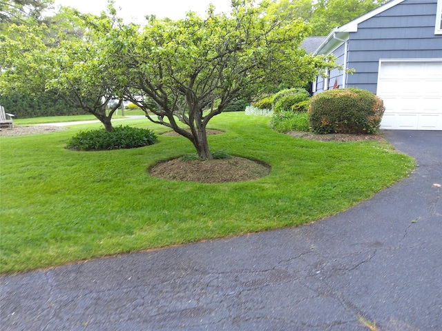 2575 Oaklawn Ave, Southold, NY 11971 - view of green lawn featuring asphalt driveway
