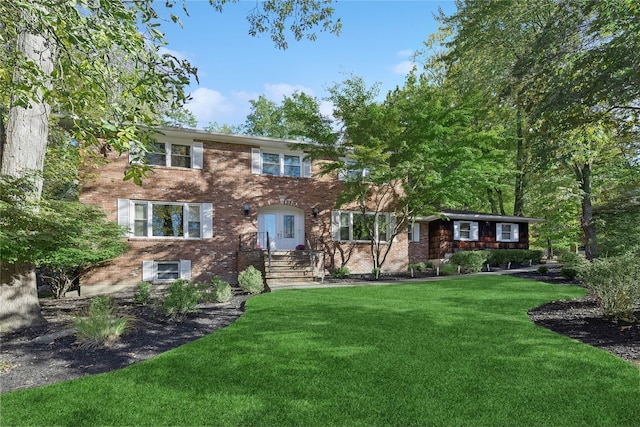 20 Rolling Ridge Rd, New City, NY 10956 - colonial house with a front yard and brick siding