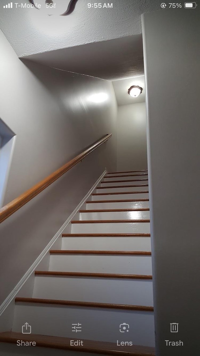 view of staircase