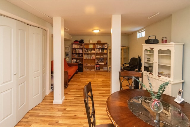 252 Southwoods Dr, Monticello, NY 12701 - dining area with light wood finished floors