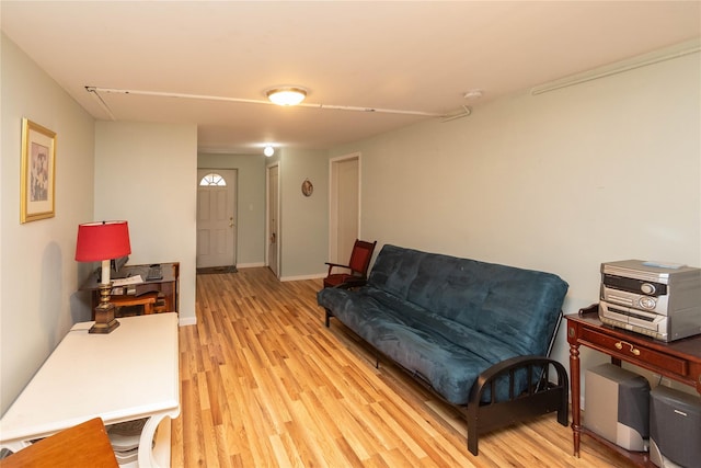 252 Southwoods Dr, Monticello, NY 12701 - living area featuring baseboards and light wood-type flooring
