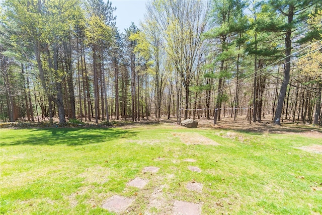 252 Southwoods Dr, Monticello, NY 12701 - view of yard featuring a forest view