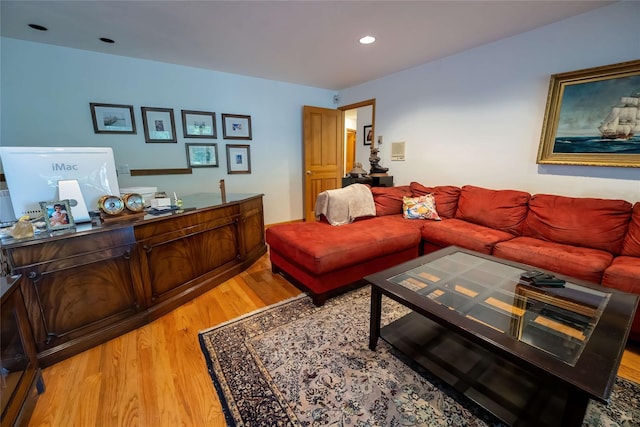 36 Ridgetop Dr, Tomkins Cove, NY 10986 - living room with light wood-style flooring and recessed lighting