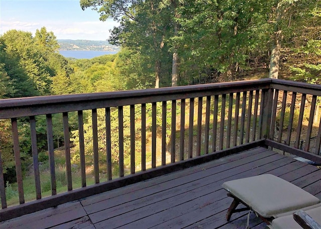 36 Ridgetop Dr, Tomkins Cove, NY 10986 - deck with a water view