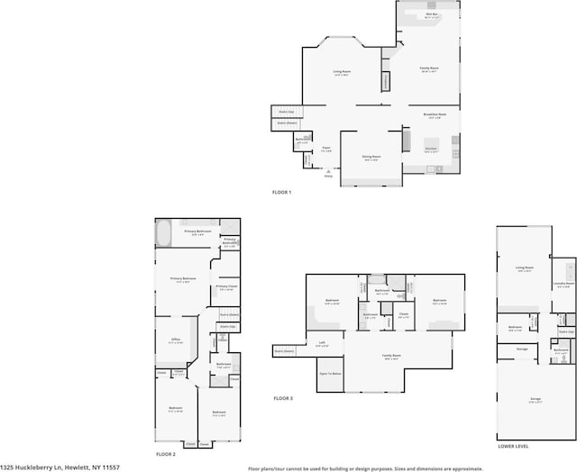 1325 Huckleberry Ln, Hewlett Harbor, NY 11557 - property floor plan
