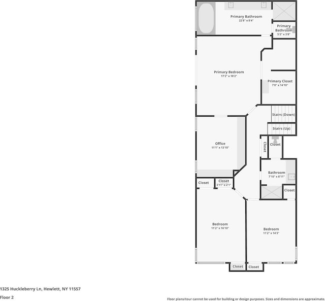 1325 Huckleberry Ln, Hewlett Harbor, NY 11557 - property floor plan