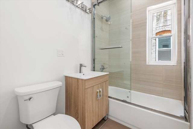 1236 Evergreen Ave, Bronx, NY 10472 - full bathroom with toilet, enclosed tub / shower combo, and vanity