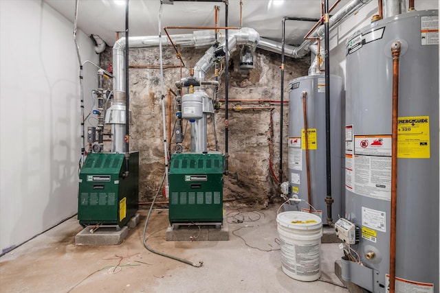 1236 Evergreen Ave, Bronx, NY 10472 - utility room featuring gas water heater