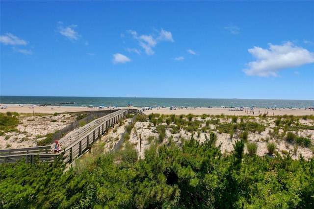 879 Oceanfront, Long Beach, NY 11561 - water view featuring local beach and fence