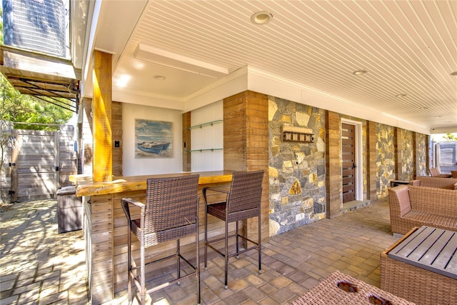879 Oceanfront, Long Beach, NY 11561 - view of patio