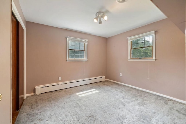 51 Strong Rd, Ferndale, NY 12734 - unfurnished bedroom featuring carpet flooring, baseboards, a baseboard heating unit, and a closet