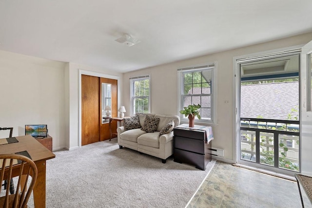 51 Strong Rd, Ferndale, NY 12734 - living area featuring baseboards and a baseboard heating unit