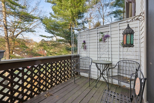 view of deck