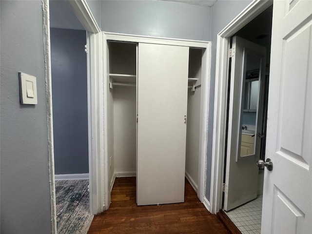 view of closet