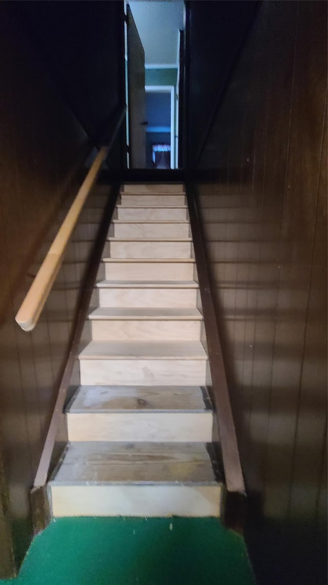 view of stairs