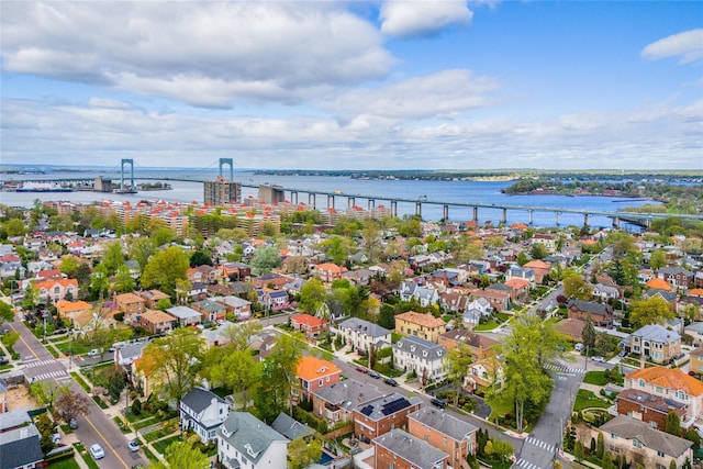 14-35 161st St, Beechhurst, NY 11357 - drone / aerial view featuring a residential view and a water view