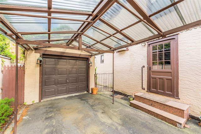 14-35 161st St, Beechhurst, NY 11357 - garage with fence