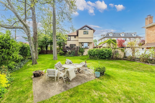 14-35 161st St, Beechhurst, NY 11357 - view of yard featuring fence and a patio area