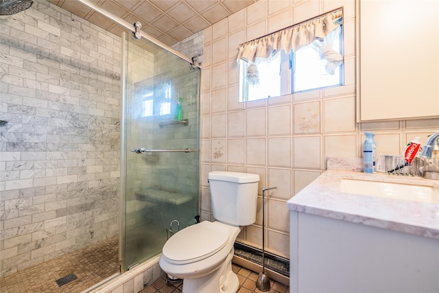 14-35 161st St, Beechhurst, NY 11357 - full bath featuring toilet, vanity, and a shower stall