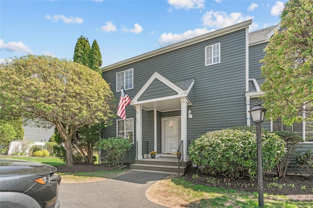 view of front of home