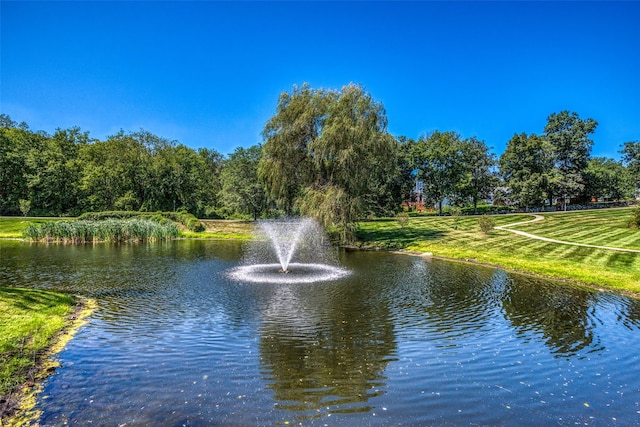 property view of water