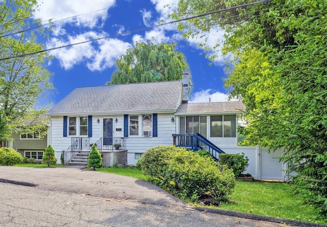 159 S Harrison Ave, Congers, NY 10920 - view of front of home with a chimney and a shingled roof