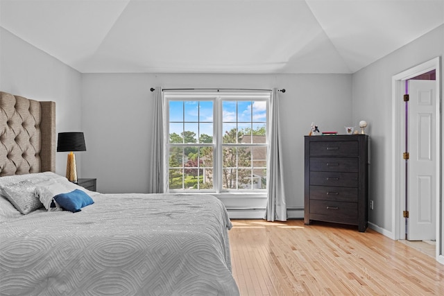 3 Kings Dr, Middletown, NY 10941 - bedroom featuring vaulted ceiling and light wood finished floors