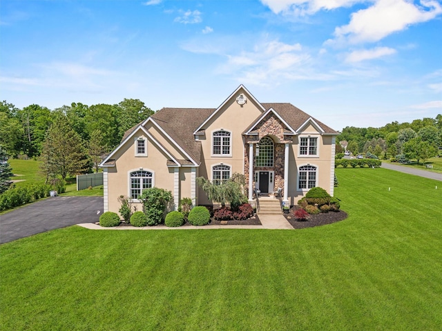 3 Kings Dr, Middletown, NY 10941 - traditional-style house featuring stone siding and stucco siding