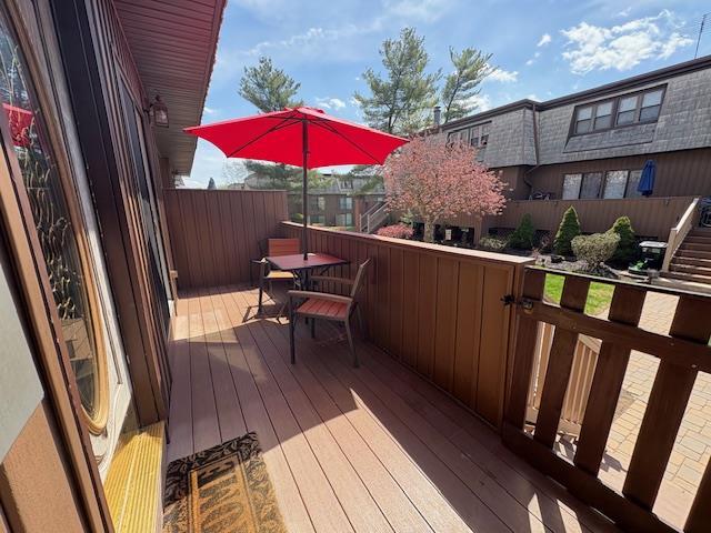 view of deck