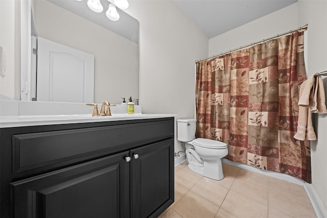 13 Sage Ct, Middletown, NY 10940 - full bath with tile patterned floors, vanity, toilet, and curtained shower
