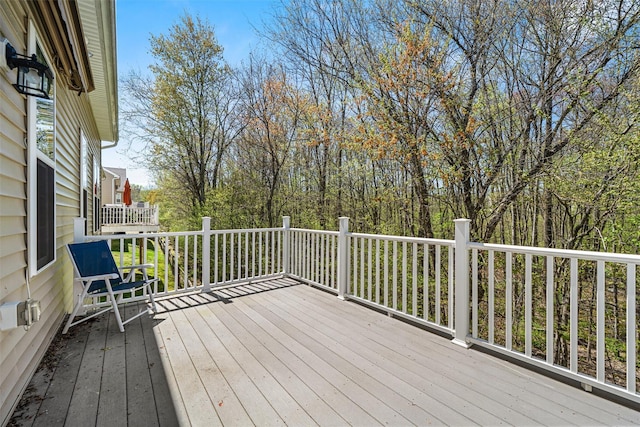 13 Sage Ct, Middletown, NY 10940 - view of wooden deck