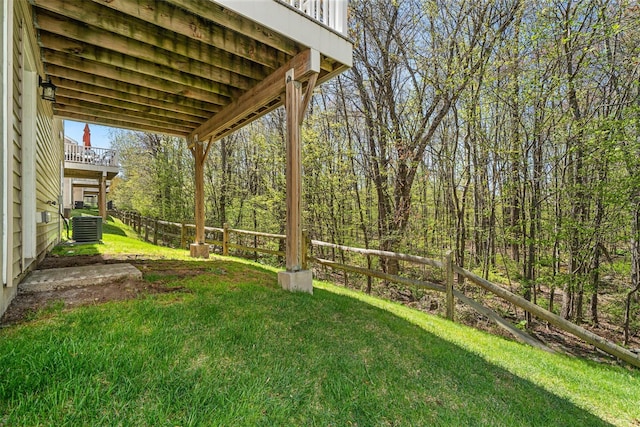 13 Sage Ct, Middletown, NY 10940 - view of yard with central AC and fence