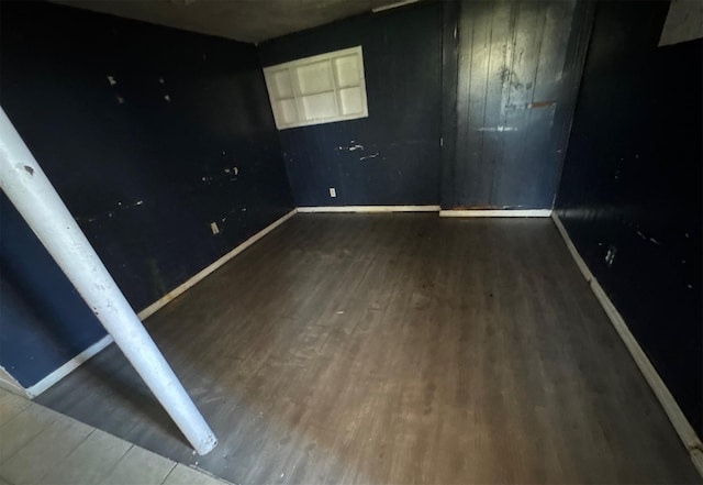 73 4th St, Brentwood, NY 11717 - interior space featuring baseboards and wood finished floors