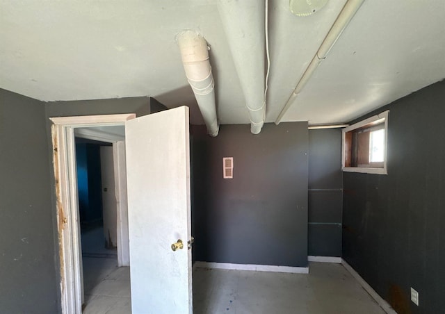 73 4th St, Brentwood, NY 11717 - below grade area with baseboards